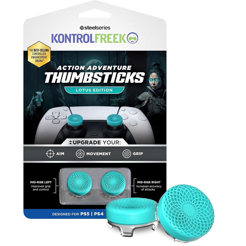 FPS Freek Lotus สําหรับ PS5 PS4 XBOX Controller KF Frenzy Performance Thumbsticks 2 เว้ากลาง