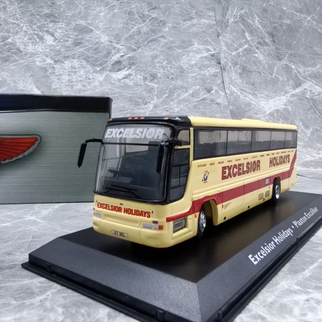 1/72 EXCELSIOR HOLIDAYS PLAXTON EXCALIBUR EXCALIBUR รถบัสรุ่น 111 Out of Print Car Model