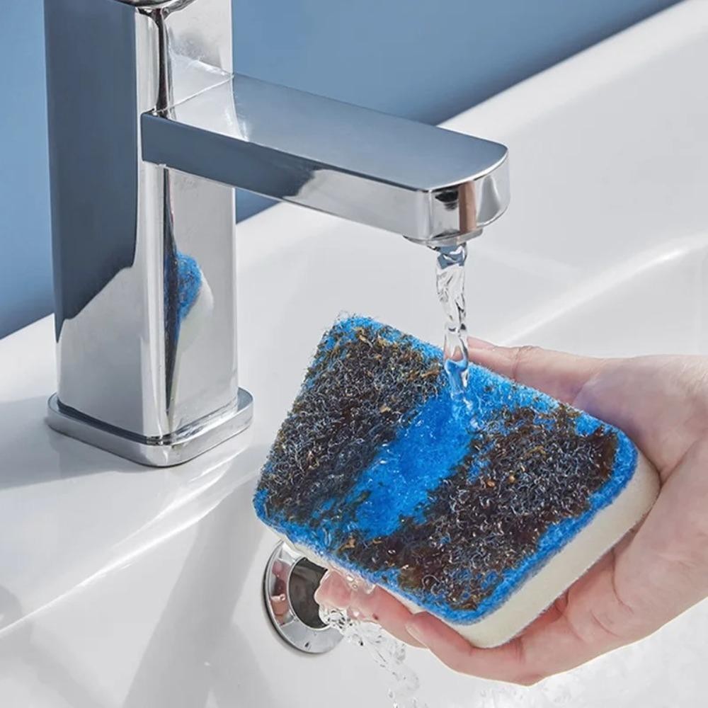 BREEZE แปรงทําความสะอาดฟองน้ําห้องน้ํา, แปรงกระเบื้องเซรามิกแบบถอดได้เครื่องมือทําความสะอาดแปรงทําความสะอาด, แปรงอ่างอาบน้ําพื้นอเนกประสงค์ด้ามยาว - รูปที่ 5