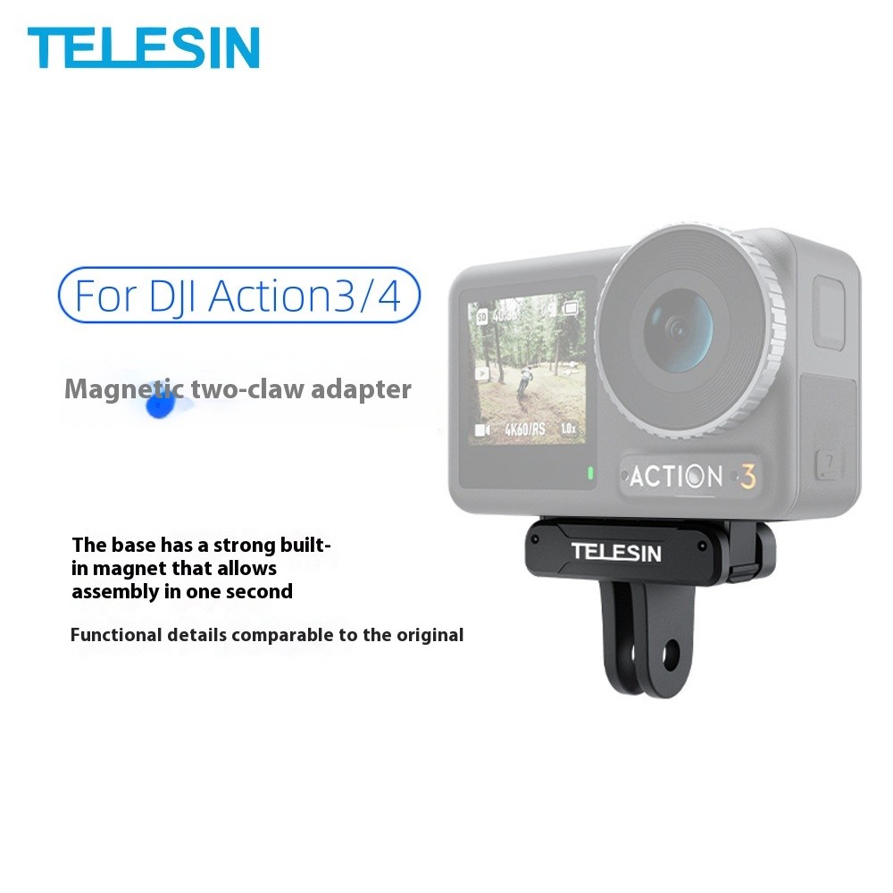 สําหรับอะแดปเตอร์แม่เหล็ก DJI Action 5 Pro สําหรับอุปกรณ์เสริมขยายแม่เหล็ก DJI Action 5 Pro 4/3