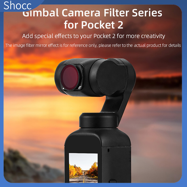 [ขายดี] ฟิลเตอร์เลนส์กล้อง อุปกรณ์เสริม สําหรับกล้อง Dji Pocket 2 Gimbal Series Nd Uv Cpl