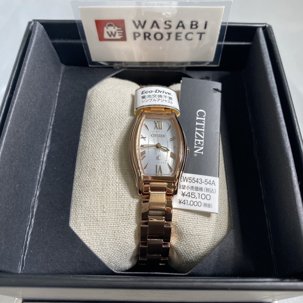[Authentic★Direct from Japan] CITIZEN EW5543-54A Unused xC Eco Drive Sapphire glass Silver SS Women Wrist watch นาฬิกาข้อมือ