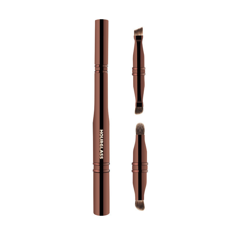 Hourglass แปรงแต่งหน้า แปรงอายแชโดว์ แปรงไฮไลท์ ขนแปรงนุ่ม แบบพกพา อเนกประสงค์