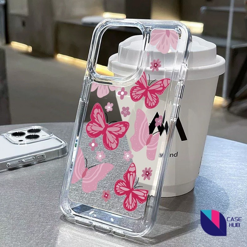 ผีเสื้อ เคส OPPO A57 A77s A78 A79 5G A98 Reno 7 8 8Z 8T 10 Find X5 Pro realme  8 9i 10T 11 pro plus 