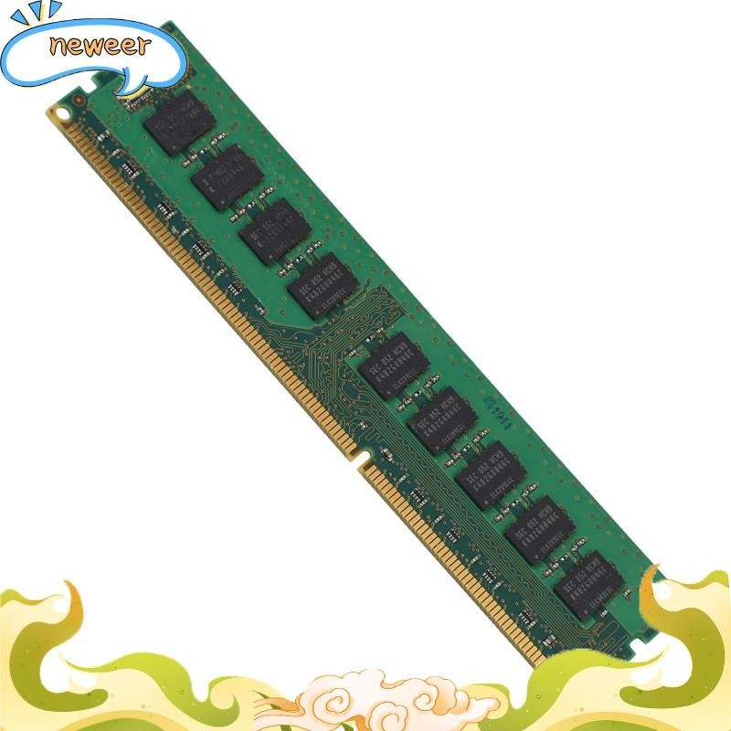 แรมหน่วยความจํา 4GB 2RX8 PC3-10600E 1.5V DDR3 1333MHz ECC สําหรับเซิร์ฟเวอร์ Workstation(4G) neweer