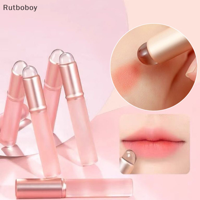 [Rut] แปรงซิลิโคน ขนาดเล็ก พร้อมฝาปิด สําหรับทาลิปกลอส คอนซีลเลอร์ ลิปมาส์ก COD