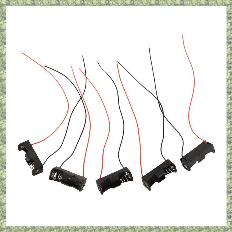 (KT) 5x 1 23A A23 12V Battery Storage Clip Holder Box Case Cell Holder