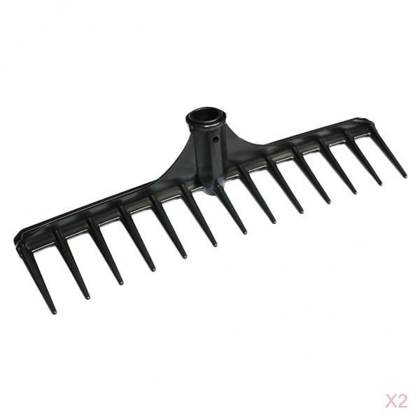 [zlrqnyc] 2x Sand Bunker Rake Leaves Rake Rake Rest ชุดเครื่องมือ