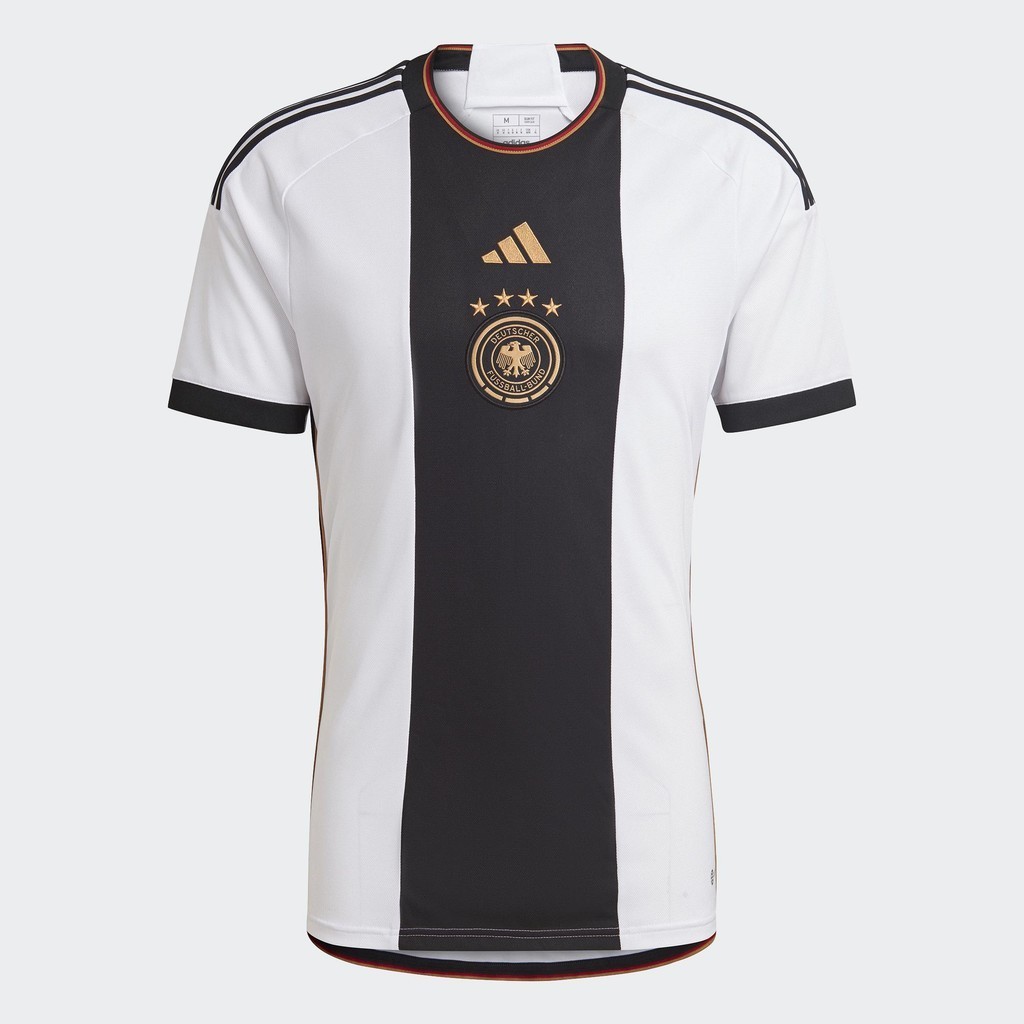 adidas ฟุตบอล เสื้อฟุตบอลชุดเหย้า Germany 22 ผู้ชาย สีขาว HJ9606