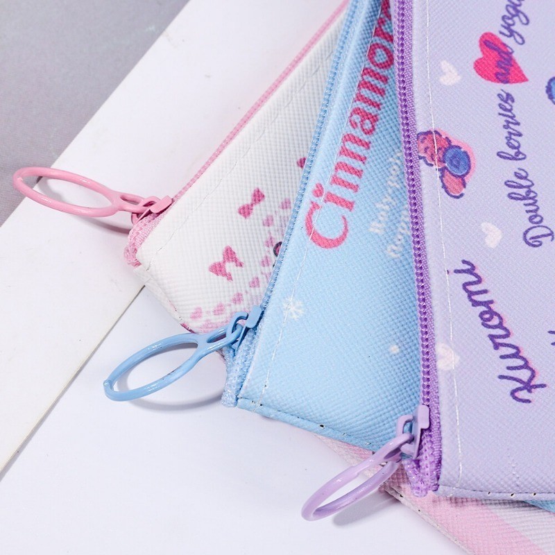 กระเป๋าใส่เหรียญ พวงกุญแจ รูปการ์ตูน Sanrio Mymelody Kuromi Cinnamoroll เหมาะกับของขวัญ แบบสร้างสรรค์ สําหรับเด็ก
