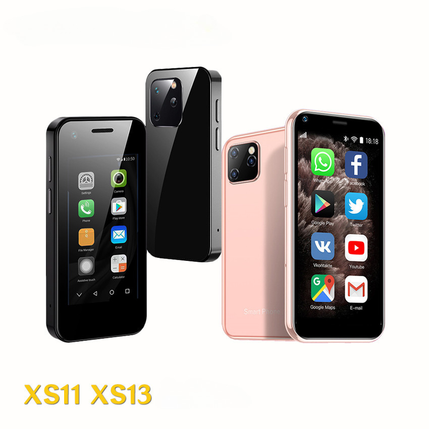 Broisae XS11 XS13 สมาร์ทโฟน ขนาดเล็ก 3G หน้าจอ HD ซิมคู่ 2GB Ram 16GB ROM โทรศัพท์ ขนาดเล็ก Google Play Store โทรศัพท์มือถือ ขนาดเล็ก