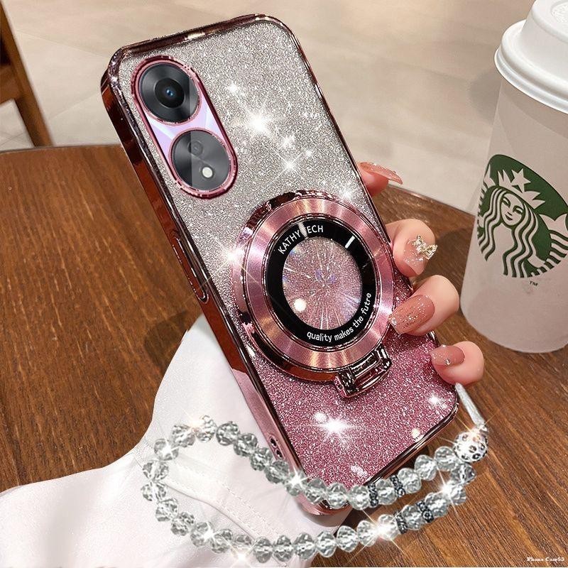 เคสโทรศัพท์สําหรับ OPPO Reno 12 12F 11F 11 10 8T 7Z 8Z 8 7 6Z 6 5F 5 4F 4 2F 2 4G 5G Glitter นุ่มกันกระแทกปกหลัง