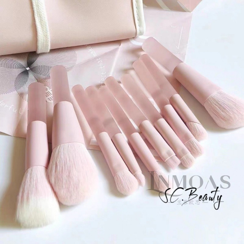 มินิ ชมพู น่ารัก ชุดแปรงแต่งหน้า ผมนุ่ม แปรงแต่งหน้า แต่งหน้า เดินทาง ที่จับอะคริลิค แป้ง บลัชเชอร์ คอนซีลเลอร์ คิ้ว แปรง แต่งหน้าหน้า เครื่องมือเสริมความงาม แปรงแต่งหน้าแบบพกพา 