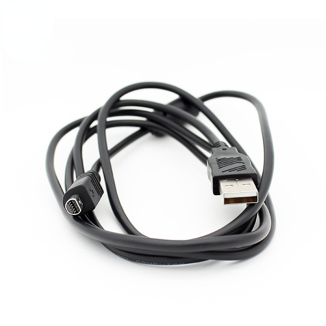 1 ชิ้น 10Pin ครึ่งวงกลม VMC-15FS กล้องสายเคเบิลข้อมูล USB สําหรับ SONY SR7E SR8E SR10E SR11E SR12E SR42E SR42E SR45E SR200E SR220E SR300E