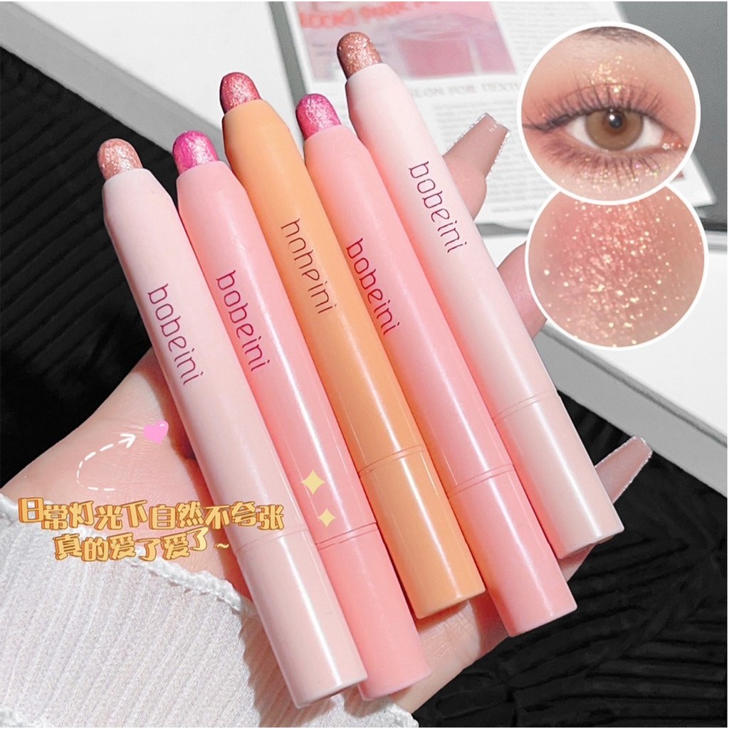 bobeini 8088 อายแชโดว์ทาตา อายแชโดว์ทาหัวตา เขียนใต้ตาทำดอลลี่อาย ประกายชิมเมอร์ เนื้อดี สีสวย ติดทน กันน้ำ กันเหงื่อ