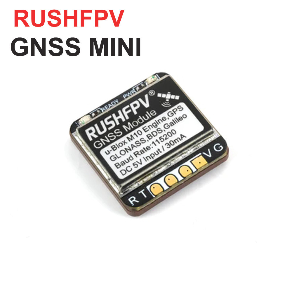 SK RUSHFPV GNSS MINI M10 UBX NMEA Dual Protocol GPS Module Built-in Ceramic Antenna for RC Airplane 