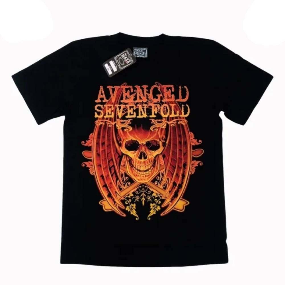 แฟชั่น  Avenged Sevenfold MS-89 วงดนตรี วงร็อค นักร้อง ปี ลายกราฟฟิก คอตตอน S-5XL[S-5XL]