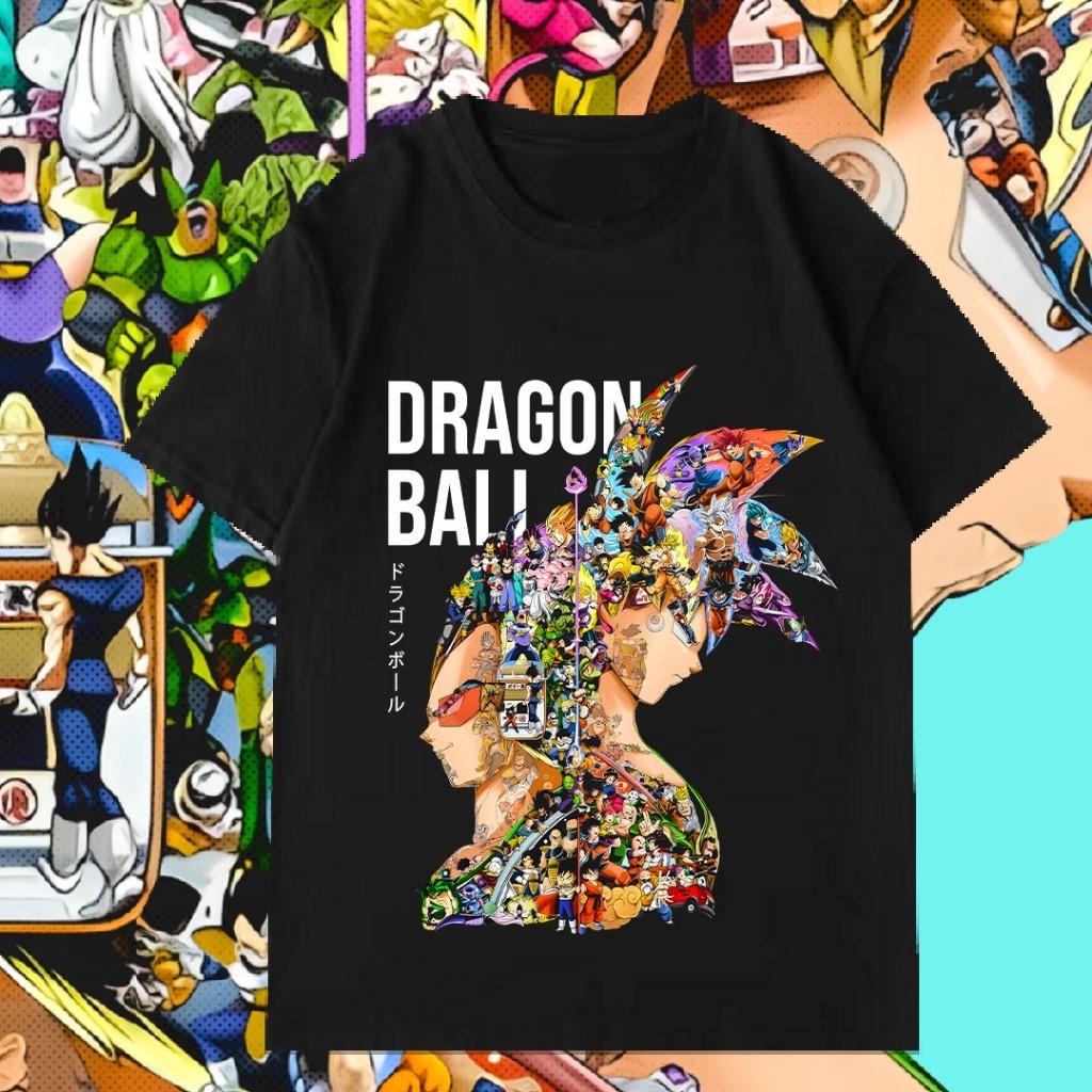 เสื้อดราก้อนบอล โงกุน ToriyamaAkira Goku DragonBall 1955-2024T-shirt   แฟชั่น ฤดูร้อน  S-5XL