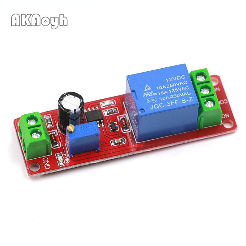 โมดูลสวิตช์ตั้งเวลา DC 12V NE555 ปรับได้ อุปกรณ์เสริม