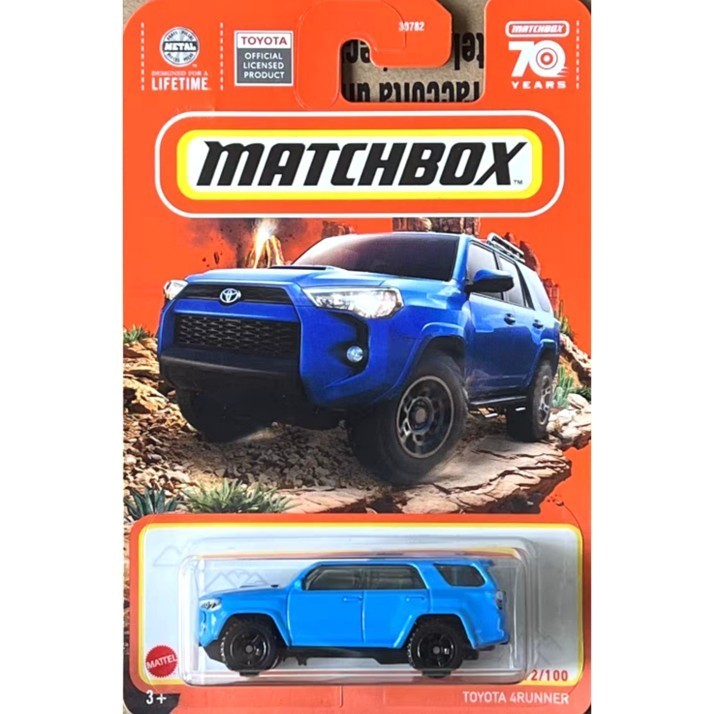 Matchbox Matchbox TOYOTA SUV รถออฟโรด Blue/TOYOTA 4RUNNER 23Q