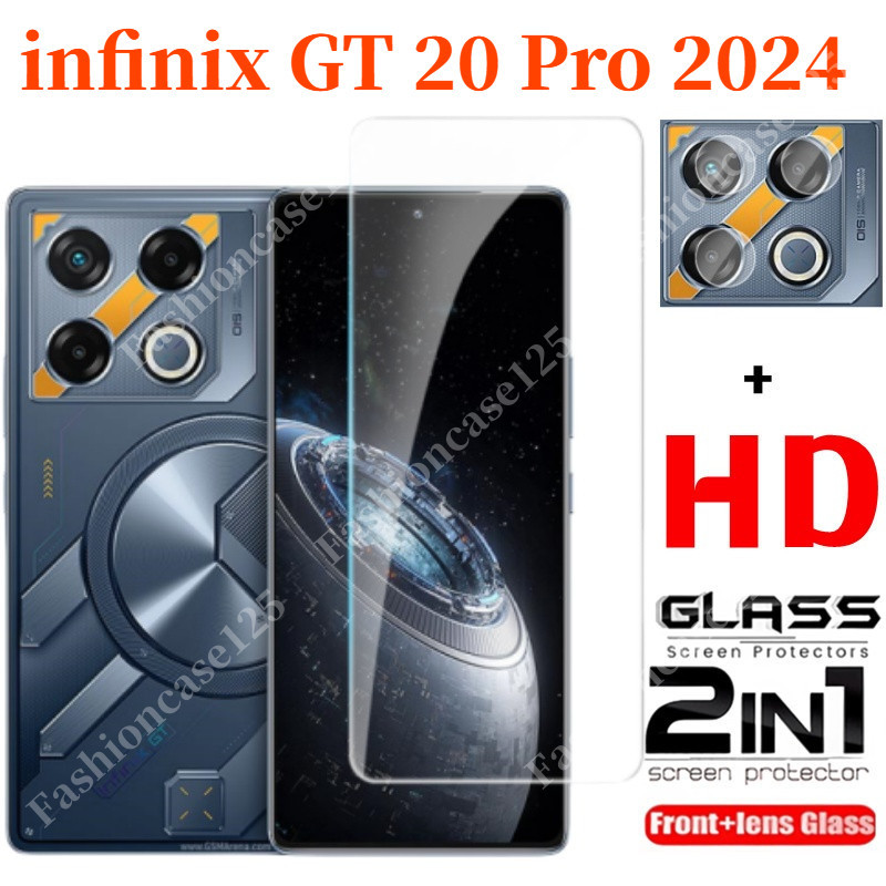 2 in 1 infinix GT 20 Pro 2024 ป้องกันหน้าจอฟิล์มกระจกนิรภัยสําหรับ infinixGT20Pro infinix GT20Pro GT