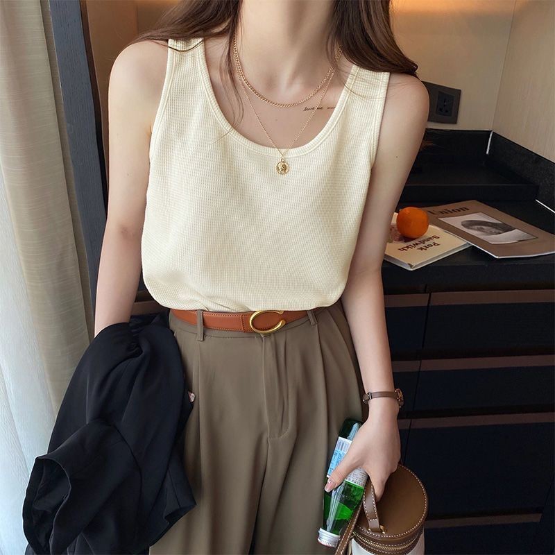 ส่งไวจากไทย⭐Summer⭐M-3XLสลิงขนาดเล็ก เสื้อกั๊ก ผู้หญิง ขนาดพลัส หลวม แขนกุด ท็อปส์ ราคา ถูกที่สุด ดีลบีเคเค