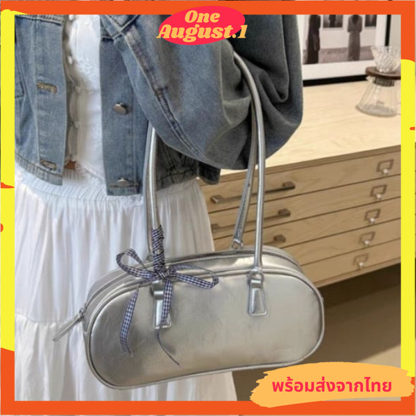 พร้อมส่งจากไทย กระเป๋าสะพายงานทรงยาวสายยาวเกาหลีสุดๆ (S075)