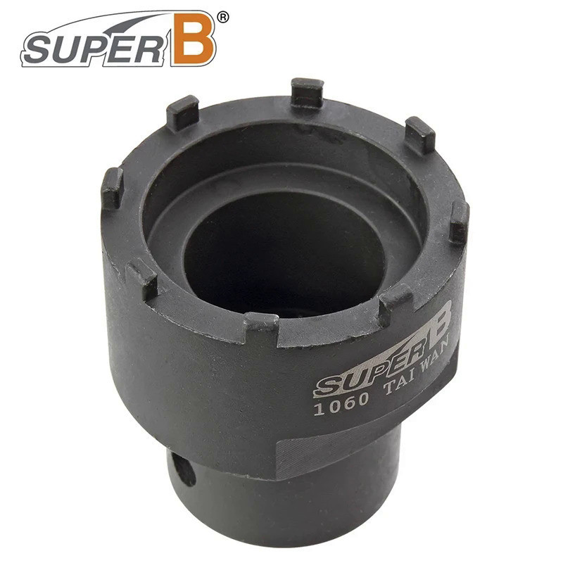 SUPER B Bike Cartridge B เครื่องมือสําหรับ Shimano SRAM และ ISIS ทั้งหมด 8-Notch ด้านล่าง Brackets ห