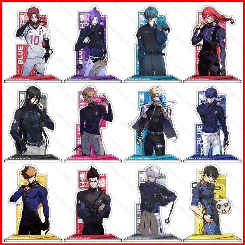 Ys Blue Lock Barou Shouei Isagi Yoichi Chigiri Hyoma ใส่คู่ป้ายอะคริลิค UP ของเล่นขาตั้งที่วางแผ่น