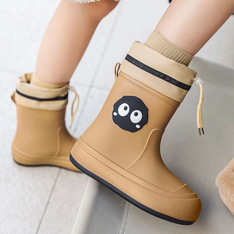 รองเท้าบูทกันฝนแฟชั่นผู้หญิง รองเท้ายางกันน้ำ thumbnail 8