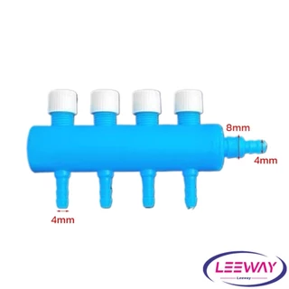 Lee ตัวแยกสายปั๊มอากาศสำหรับตู้ปลา อุปกรณ์ปั๊มลมตู้ปลา Aquarium Air Splitter