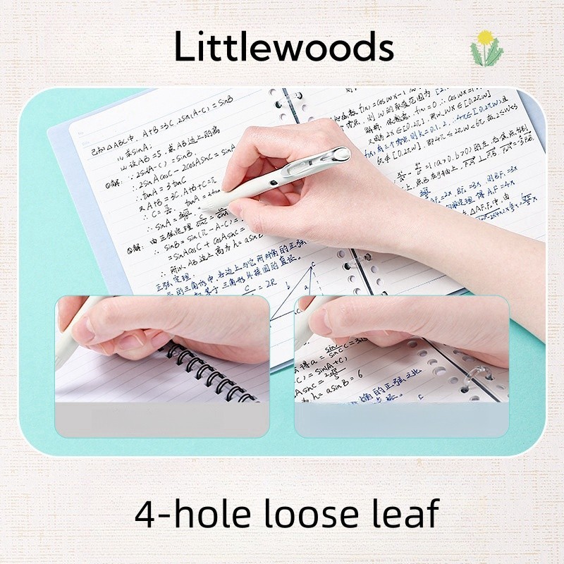 2024 ใหม ่ Kokuyo Littlewoods Series 4 หลุมหลวมโน ้ ตบุ ๊ ค Campus Binder - รูปที่ 2