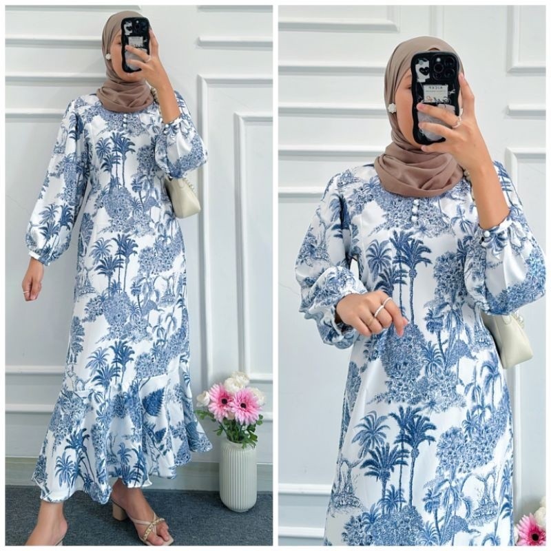 ใหม่ BEFAST - ZFS Dress Maxi ARITA Mermaid / Adele Caga Dress Zalica / Adeline LongDress สําหรับผู้ห