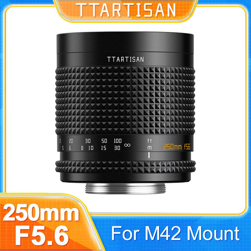 Ttartisan 250mm F5.6 Full Frame Refelx เลนส์สบู่ฟองด้วยตนเอง Bokeh สําหรับ M42 Mount M42-FX M42-Z M4