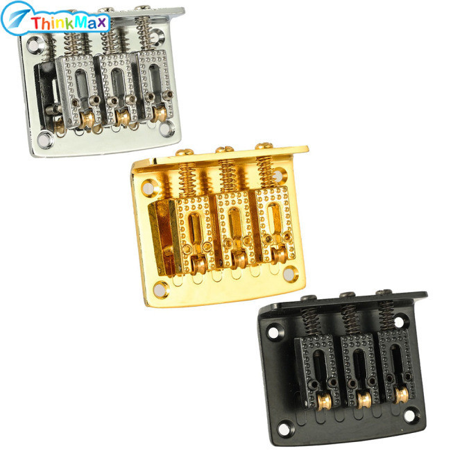 Megasale! 3-string Tailpiece Bridge ดึง String Code Bridge อะไหล ่ สําหรับซิการ ์ กล ่ องกีตาร ์