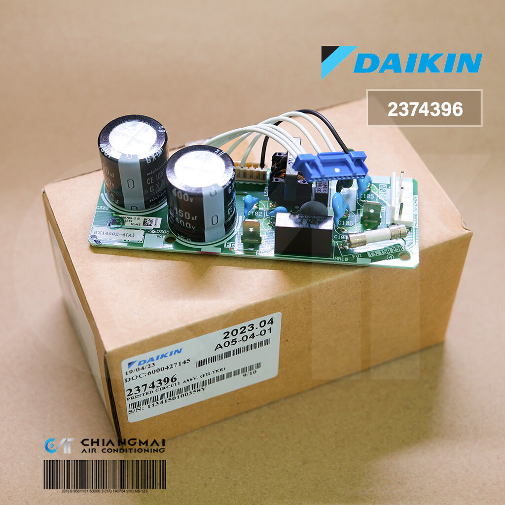 2374396 แผงวงจรแอร์ Daikin แผงบอร์ดแอร์ไดกิ้น แผงบอร์ดคอยล์เย็น รุ่น FTKC15TV2S, FTKC18TV2S, FTKC24TV2S