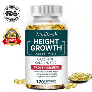 Mulittea Height Growth Vitamin Pills Helps Grow Taller Quickly Supports Bone Density