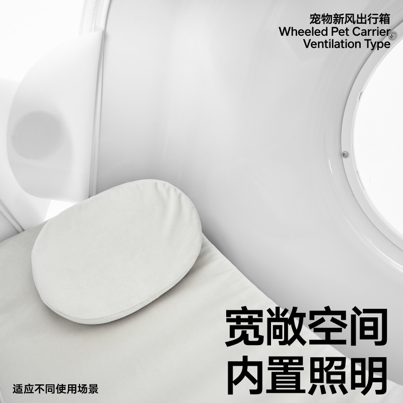 Pidan Pet New Style Outing Suitcase Cat Outing Portable Case Dog Large Trolley Case Portable Carrying Case - รูปที่ 3