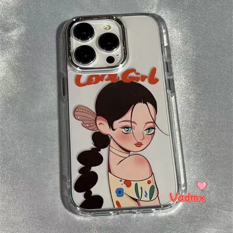 Cool สาวเคสโทรศัพท์สําหรับ OPPO Reno 11F 11 10 Pro 7Z 8Z 7 8 Lite 8T 4G 7 4G 8 4G 7 5G 4 5 Lite 4f 5f A97 A52 A72 A92 Pretty Girl Clear กันกระแทกกล้อง ปกอ่อน