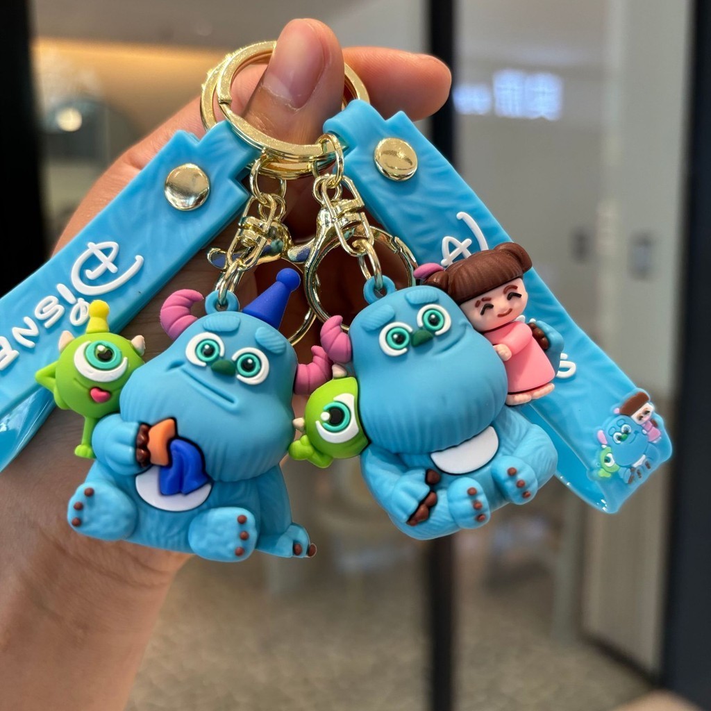 พวงกุญแจรูปมอนสเตอร์ University Anime Monsters Inc. น่ารัก 3ง ตุ๊กตากระเป๋านักเรียนจี้เครื่องประดับของเล่นของขวัญสําหรับเด็ก