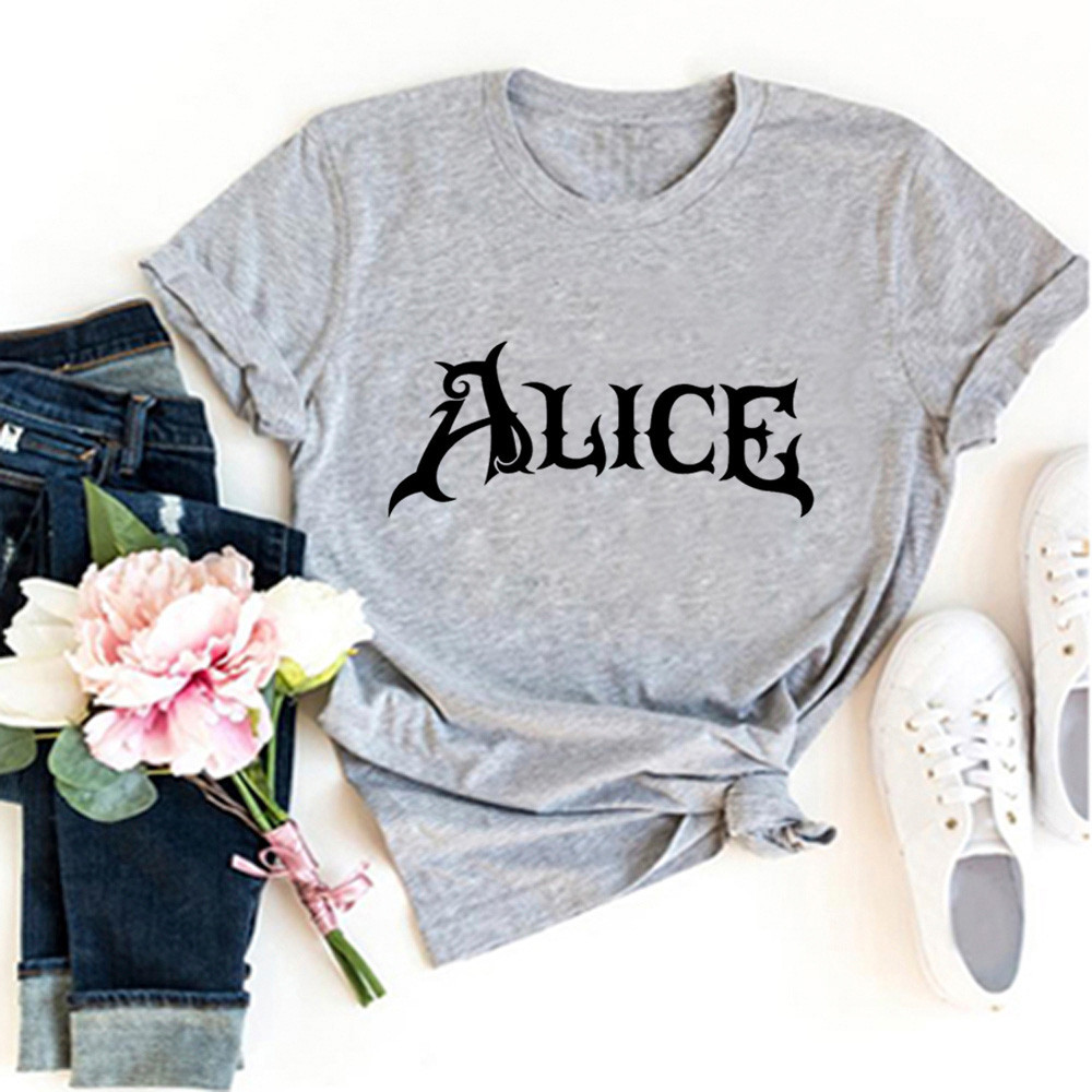 Alice Madness Returns top Womenมังงะนักออกแบบญี ่ ปุ ่ นเสื ้ อยืดหญิงมังงะ y2k streetwear เสื ้ อผ ้ า