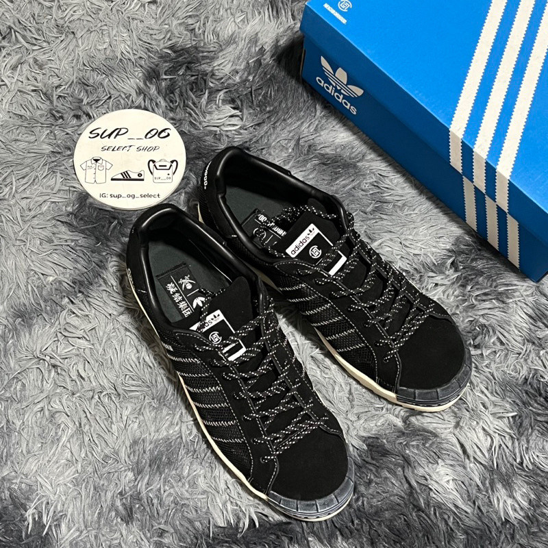 HD x CLOT ADS superstar Edison Chen Black Breath Shell Head IE8879