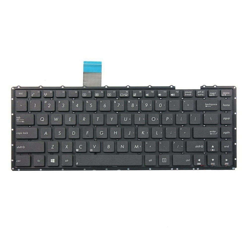 เปลี่ยนแป้นพิมพ์แล็ปท็อป US ใหม่สําหรับ ASUS X452 X452C X452CP X452E X452EA X452L X452M X450