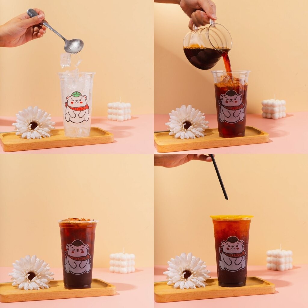 [ยกลัง 20 แถว] แก้วทรงตรง สตาร์บัค แก้วสกรีน ชาไข่มุก แก้วพลาสติกสกรีนลาย แก้วPP แก้ว22ออนซ์ แก้วปาก95 บรรจุ 1,000 ชิ้น ราคา ถูกที่สุด ดีลบีเคเค แกลเลอรีภาพที่ 5