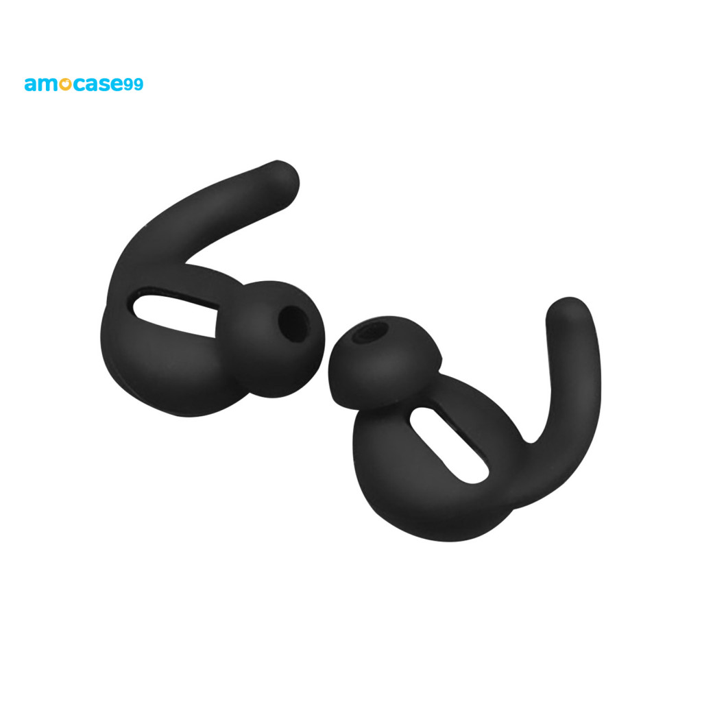 Amocase99 2 ชิ้น Mini Anti-lost ล้างทําความสะอาดได้ซิลิโคนนุ่มแผ่นรองหูฟังสําหรับ AirPods 1/2