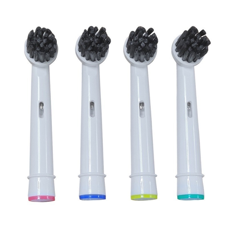 Yunchi ถ่านไม้ไผ่หัวแปรงสําหรับ Oral-B แปรงสีฟันไฟฟ้าผู้ใหญ่เด็ก D12 D100 Pro4000 แปรงสีฟันไฟฟ้าเปลี