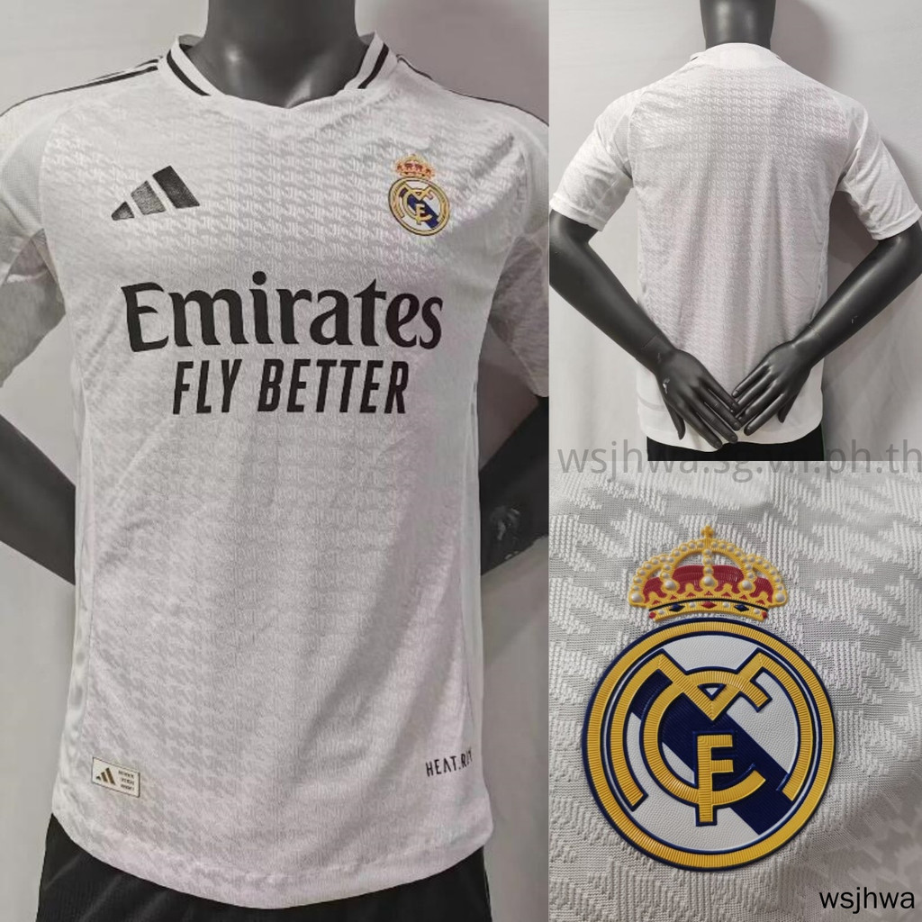ใหม่ 24/25 ผู้เล่น ฉบับที่ เสื้อเจอร์ซีย์ เรอัล มาดริด เสื้อฟุตบอลเหย้ารุ่นคุณภาพสูง