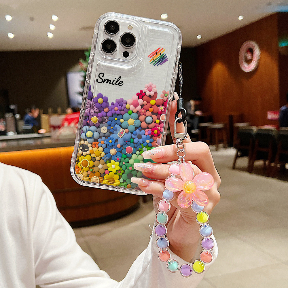 ซิลิโคนใส พร้อมสายโซ่คล้อง for xiaomi Redmi Note 13 Pro เคส 12 11 10 9 8 13C 9T 9C 9A 12C 10C 11S Poco X3 11 lite 5g ne