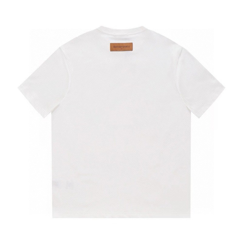 ❤️❤️READY & Stock❤️❤️ L***v T เสื้อผู้ชายแขนสั้นผู้หญิงเสื้อโปโลเสื้อ Unisex 2024 ใหม่