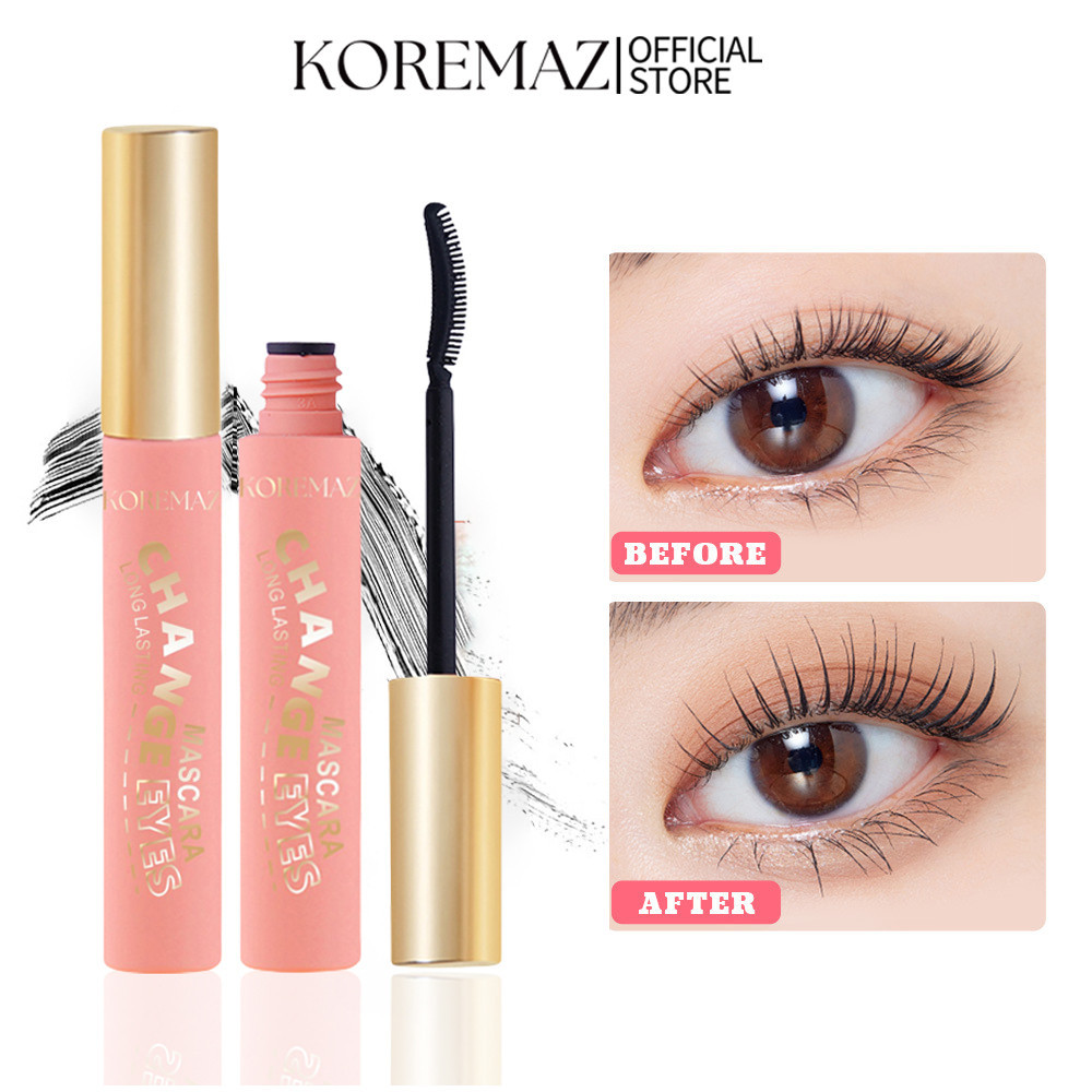 Koremaz มาสคาร่ากันน้ําติดทนนาน 36H Volume Curling Smudge-proof long lash สวมใส่ง่าย Eye Makeup
